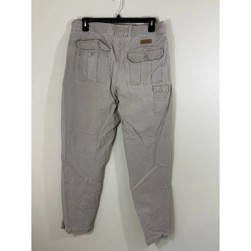 Cabela's 7-Pocket Hiker Cargo Pants Men's 40 Khaki Outdoor Hiking Utility
